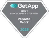 GetApp – Best Functionality and Features (Remote Work) 2025